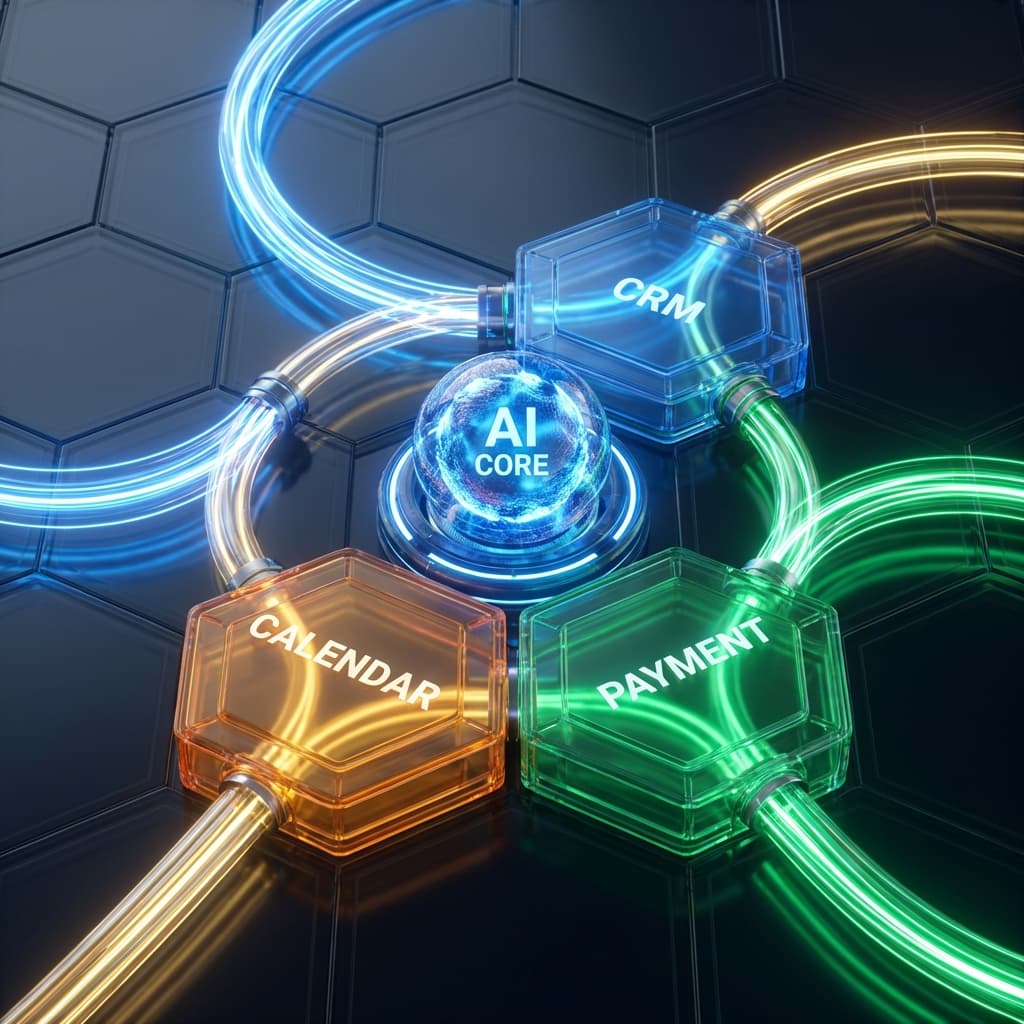 AI Agent Integration Patterns: CRM, Calendar, Payment, and Communication Tools