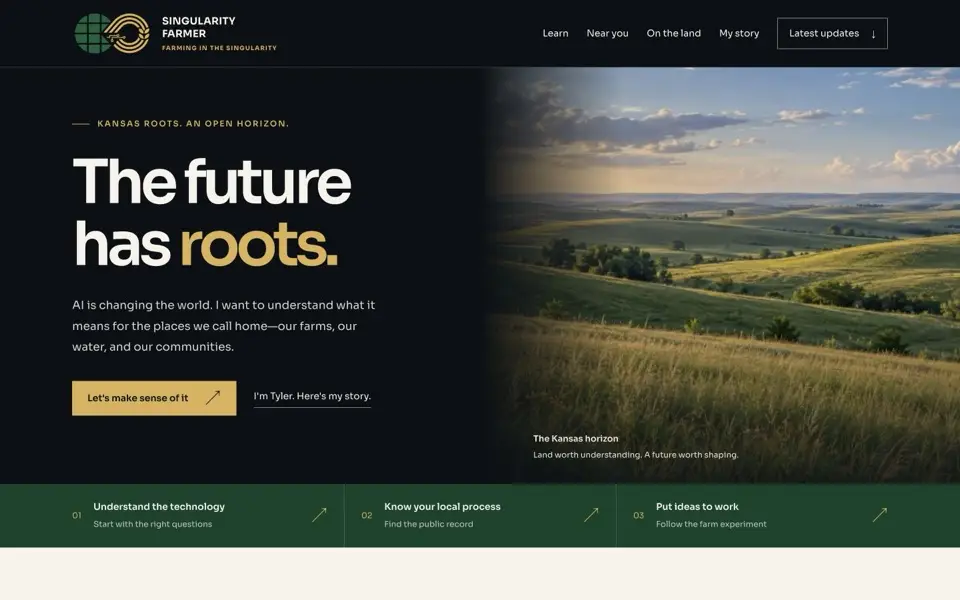 Singularity Farmer home page